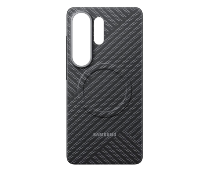 Etui do telefonów SAMSUNG Etui Carbon Magnet do Galaxy S26 Ultra szare